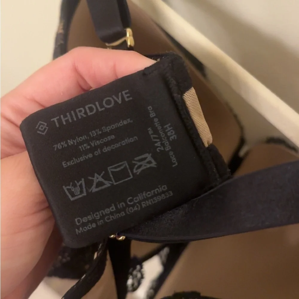 Thirdlove lace balconette bra